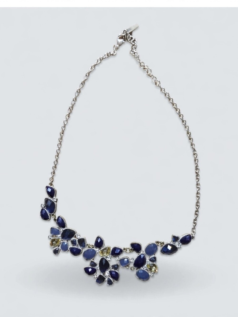 Dynamite Midnight Blue and Silver Necklace